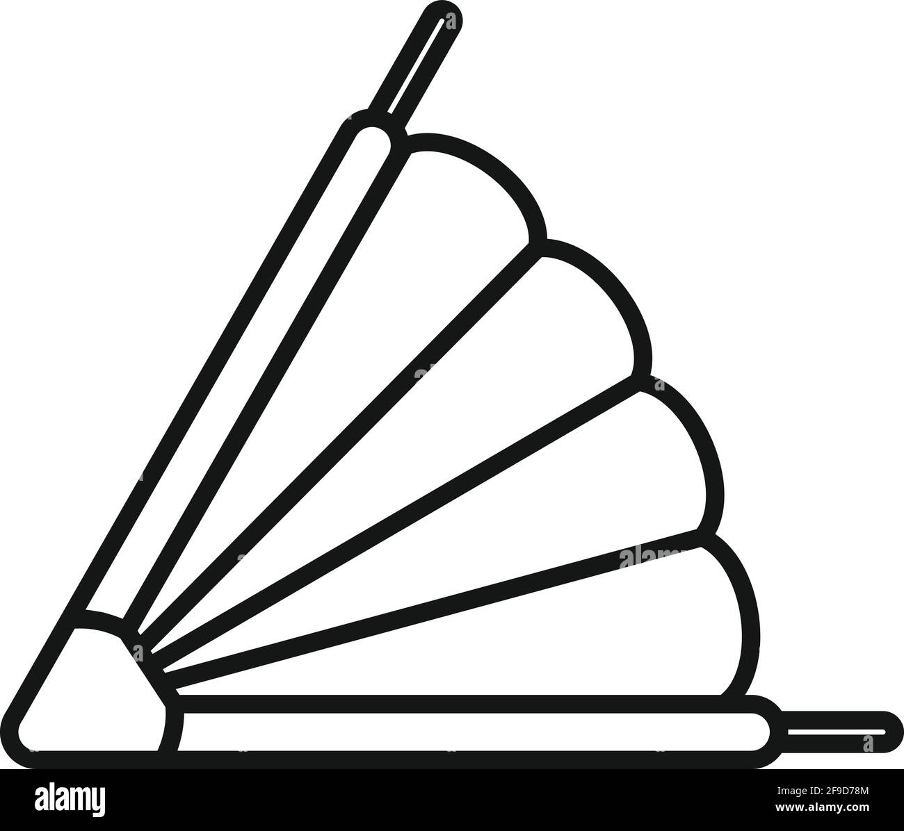 Blacksmith blower icon, outline style Stock Vector