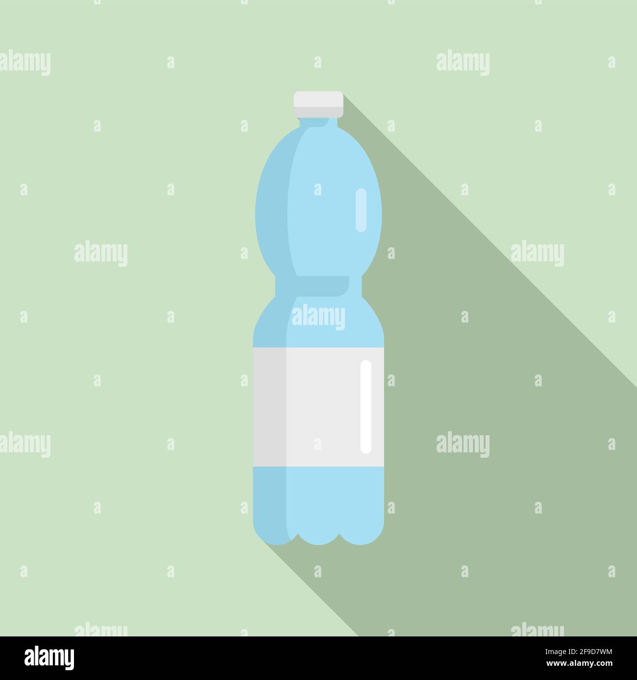 Water bottle icon, flat style Stock Vector Image & Art - Alamy