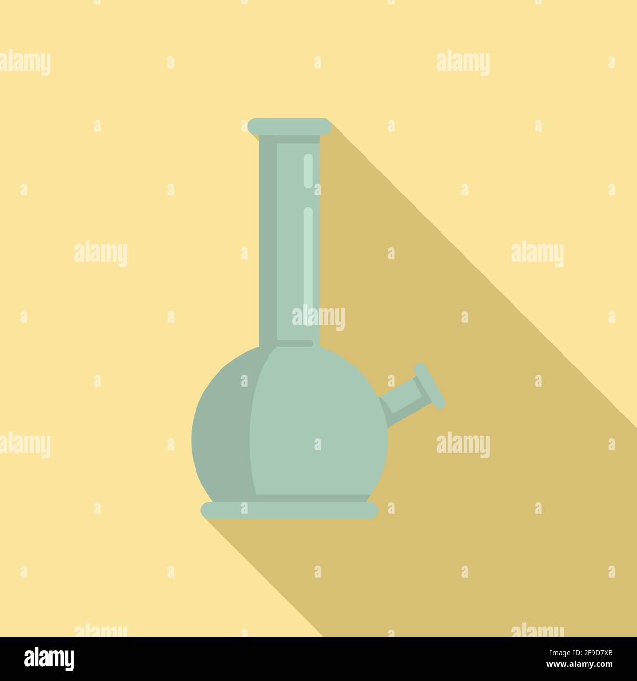 Hookah glass pot icon, flat style Stock Vector Image & Art - Alamy