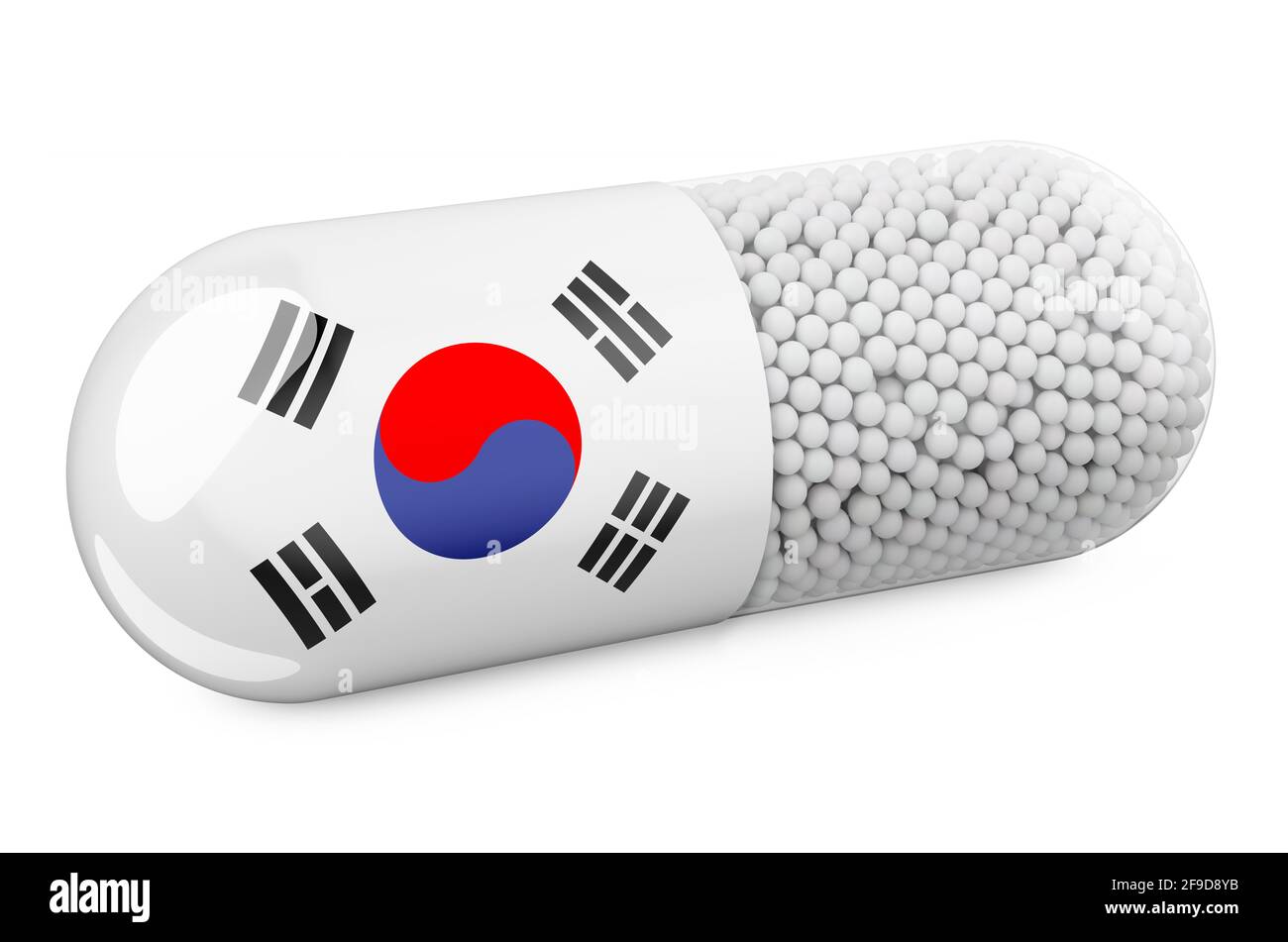 Pill capsule korea flag hires stock photography and images Alamy
