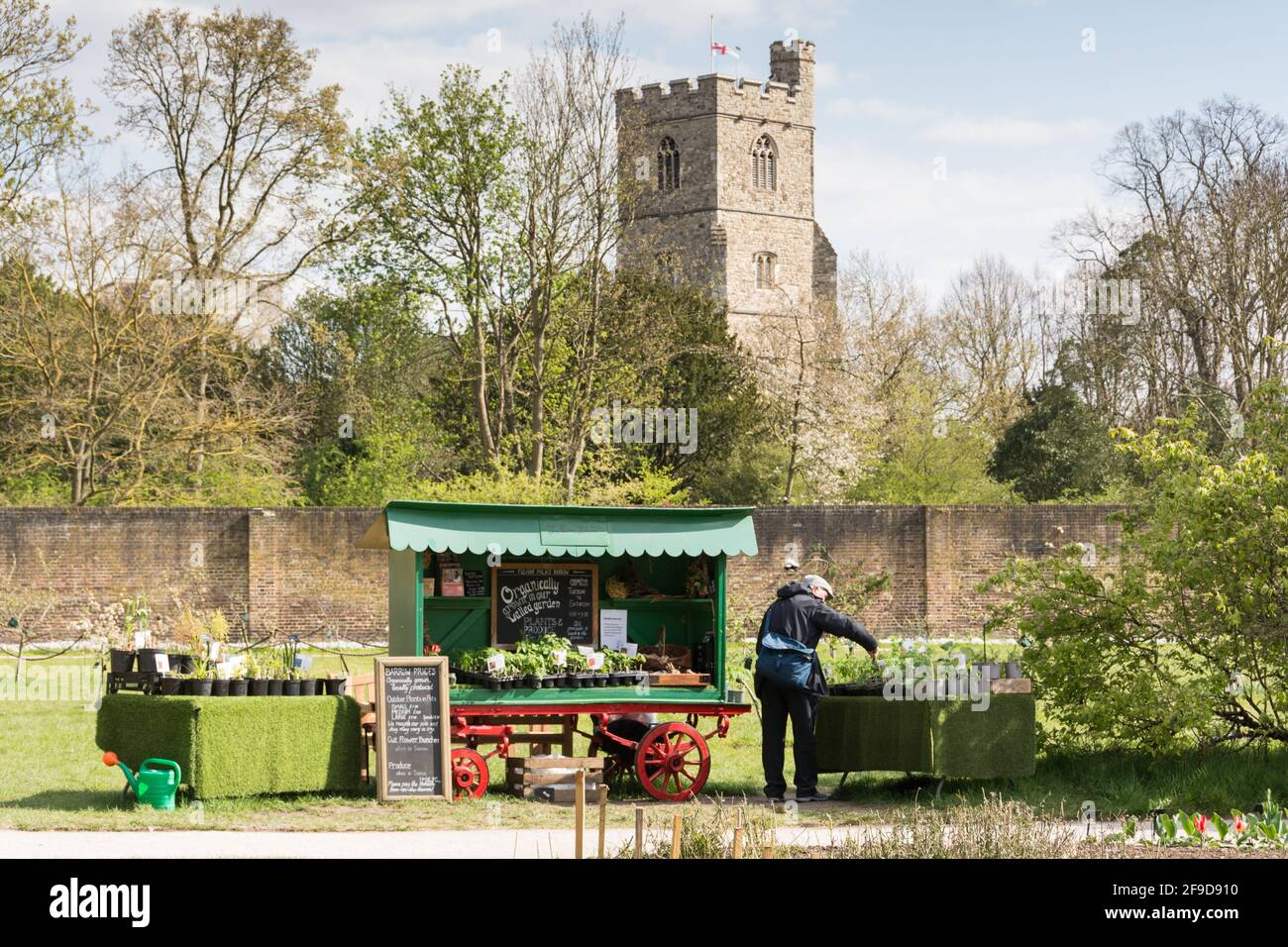 All Saints Parish Church, Pryors Bank, Bishops Park, Fulham, London, SW6, England, U.K. Stock Photo