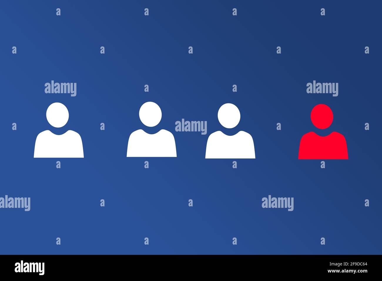 Illustration different human icons hi-res stock photography and images ...