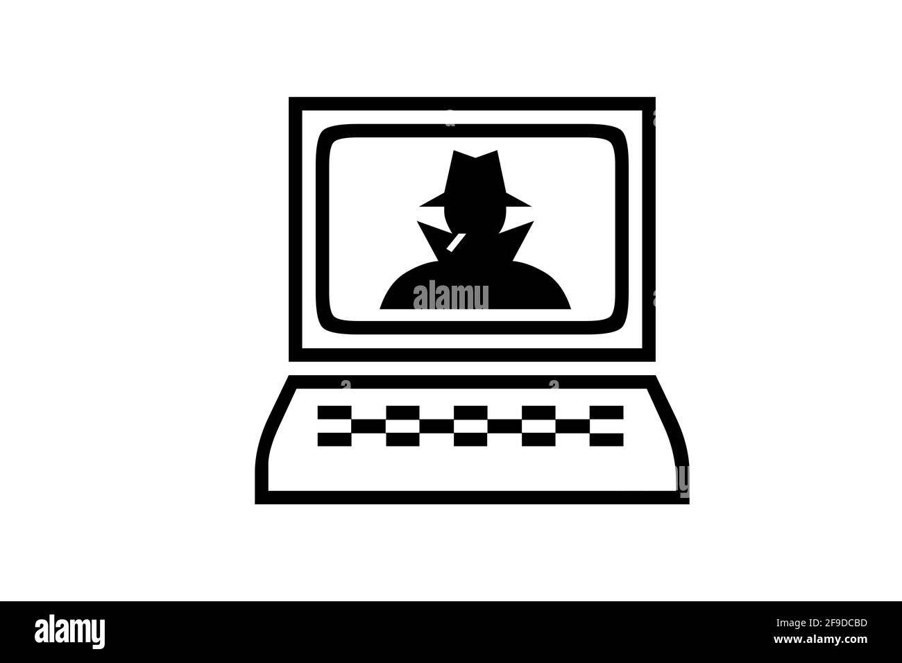 computer hacker icon