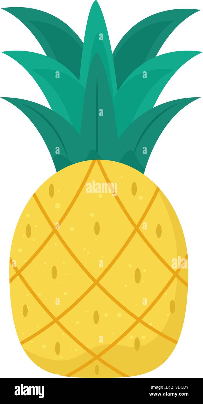fresh pineapple fruit Stock Vector Image & Art - Alamy