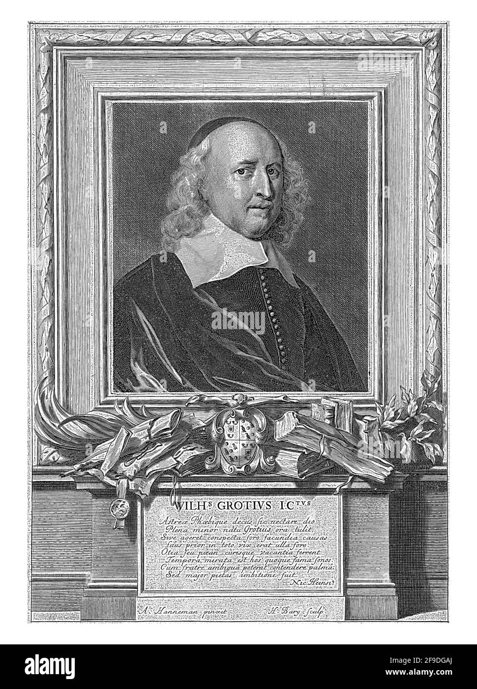 Portrait of Willem de Groot Stock Photo