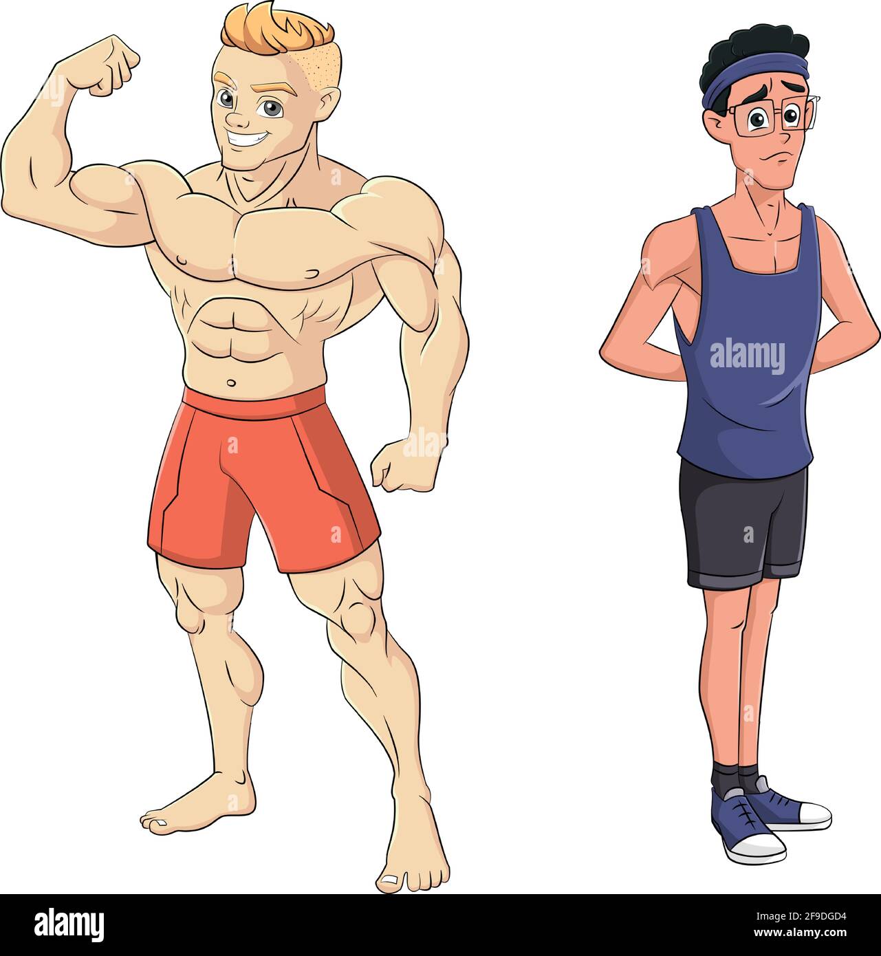 cartoon vector illustration of men-strong and weak Stock Vector Image & Art - Alamy cartoon vector illustration of men-strong and weak Stock Vector Image & Art - Alamy