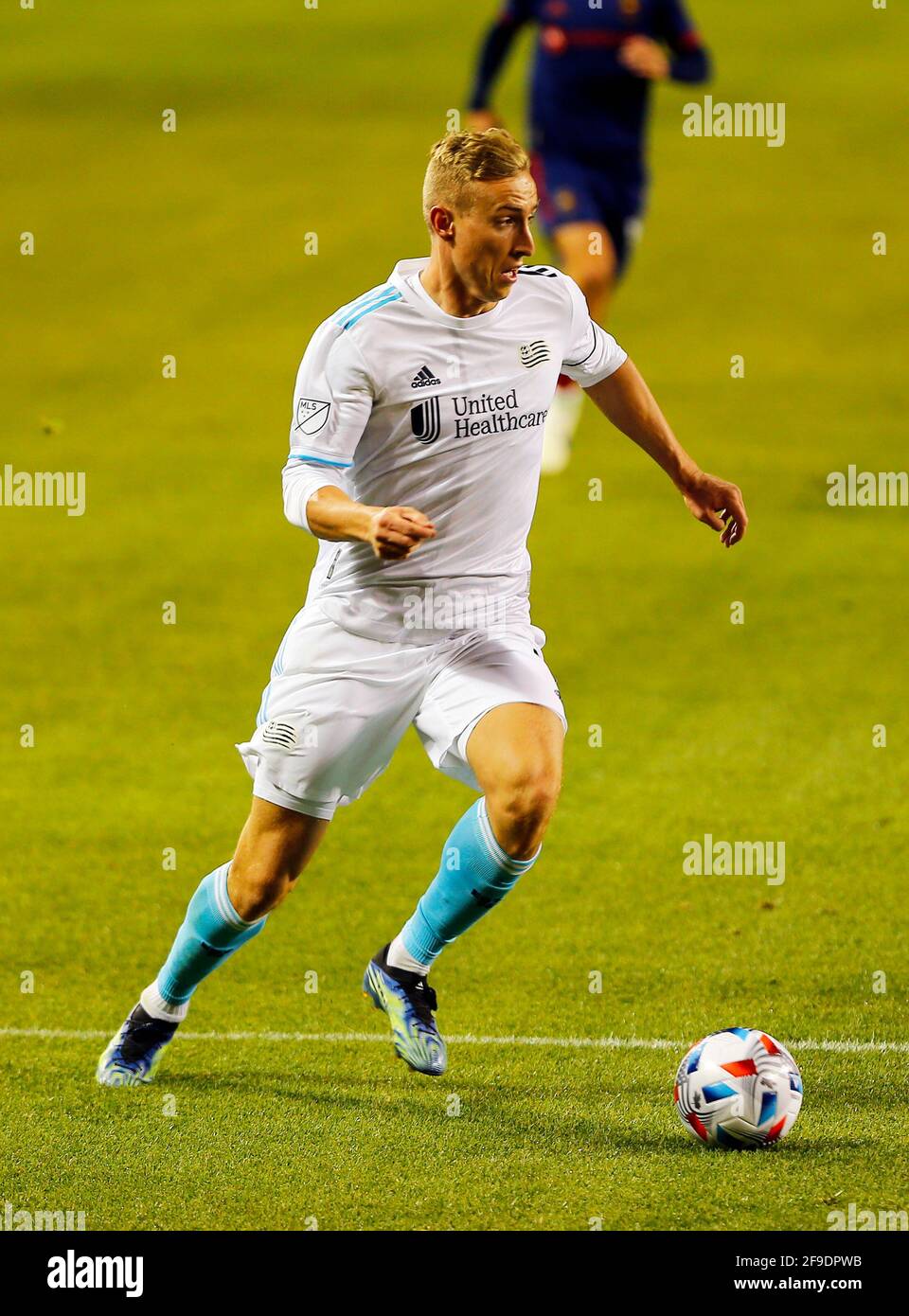Chicago, USA, 17 April 2021. Major League Soccer (MLS) New England Revolution face the Chicago Fire FC at Soldier Field in Chicago, IL, USA. Match ended 2-2. Credit: Tony Gadomski / All Sport Imaging / Alamy Live News Stock Photo