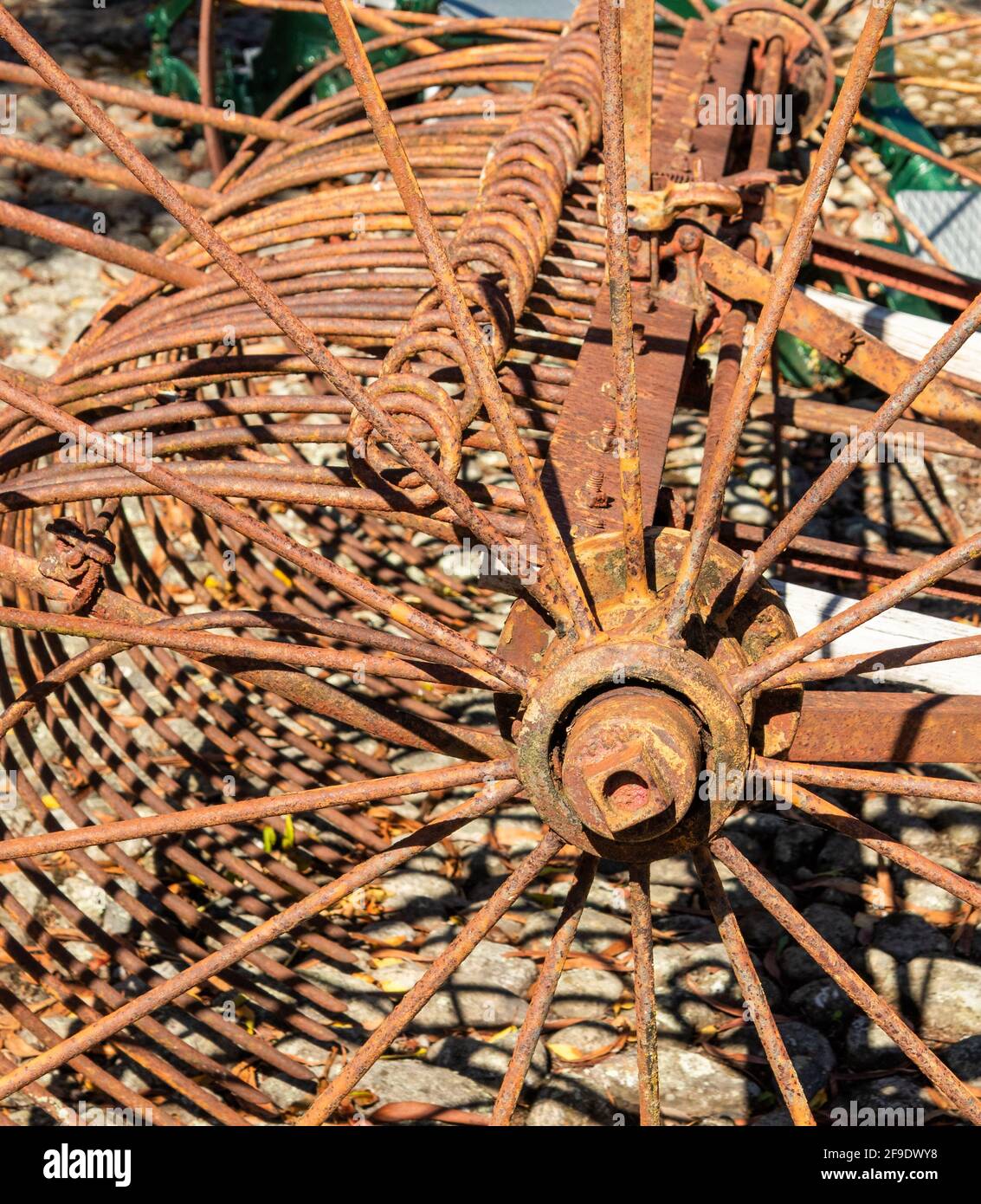 Old Rope And Rusted Machine Old rusted farm hi-res stock photography and images - Alamy
