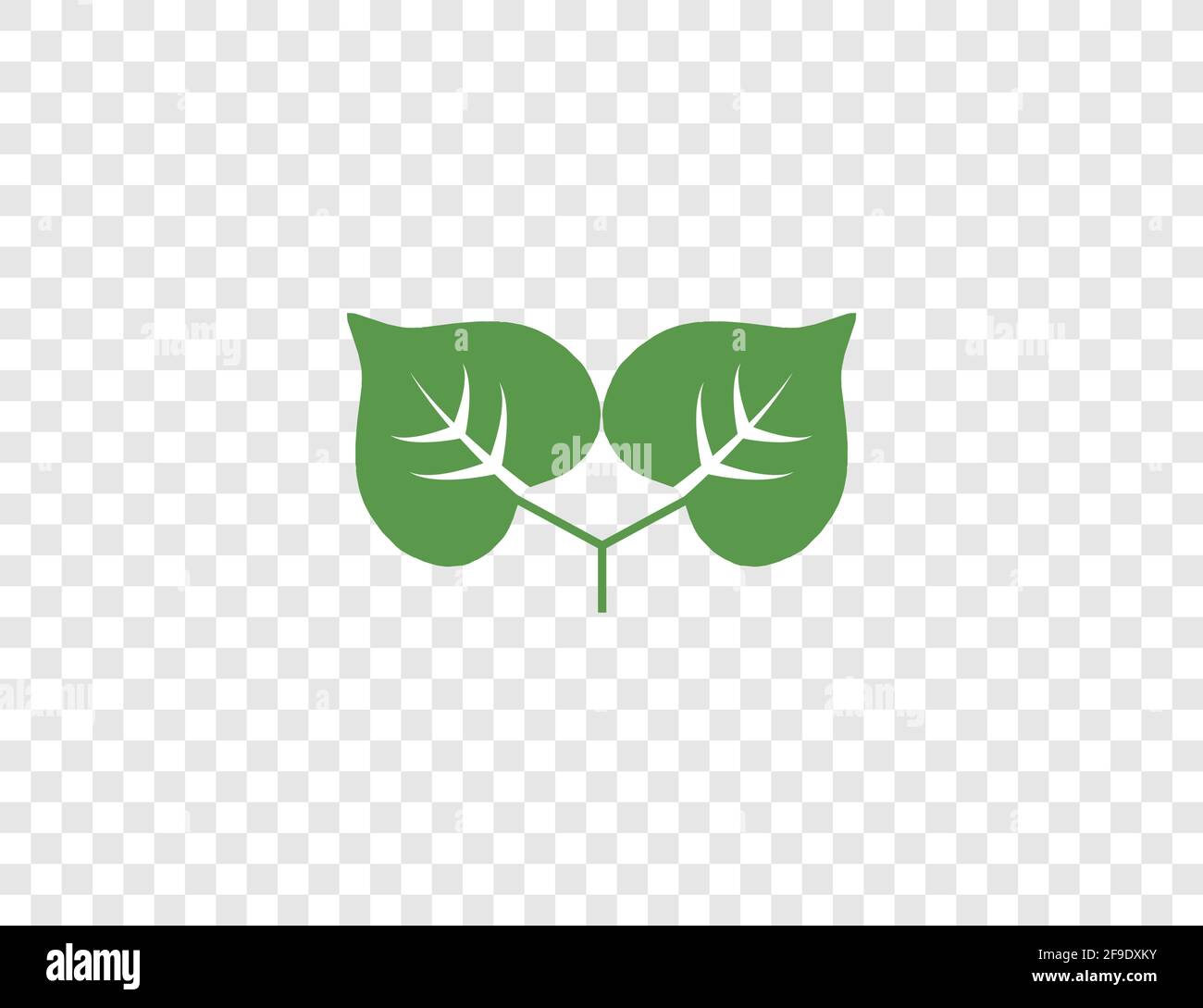 Vector illustration. Green leaf Eco icon Stock Vector