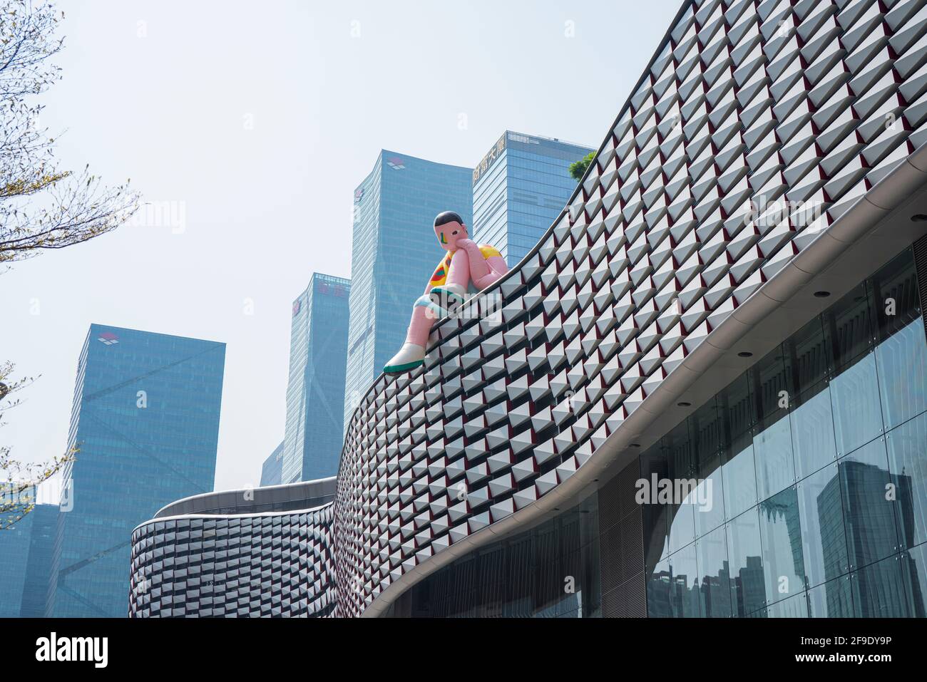 Shenzhen, China. October, 2019. ONE AVENUE in the daytime. It’s a Super High-rise Complex Development located in the CBD area of Shenzhen, China. Stock Photo