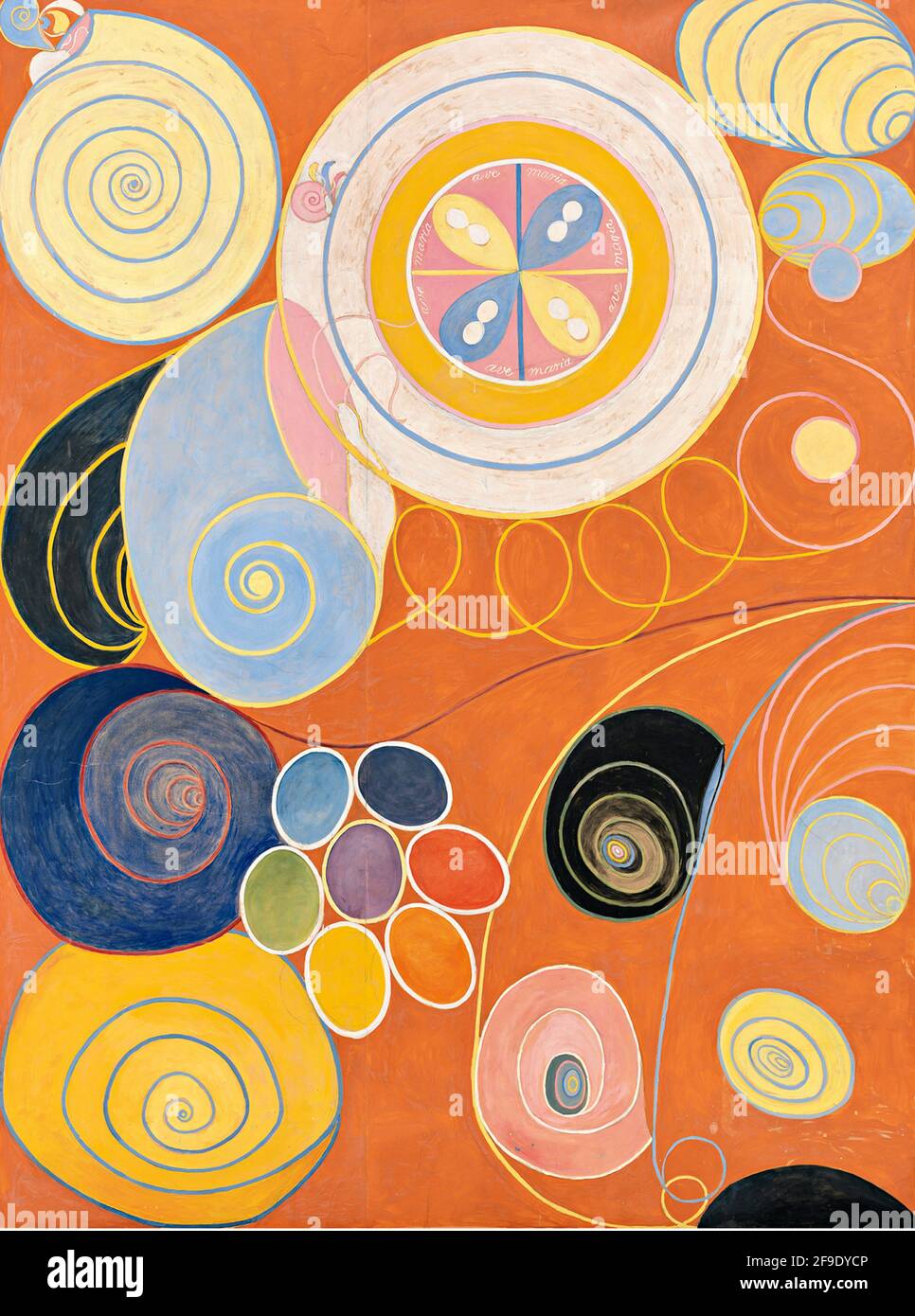 Hilma af Klint artwork - The Ten Largest - No 3 Youth. Stock Photo