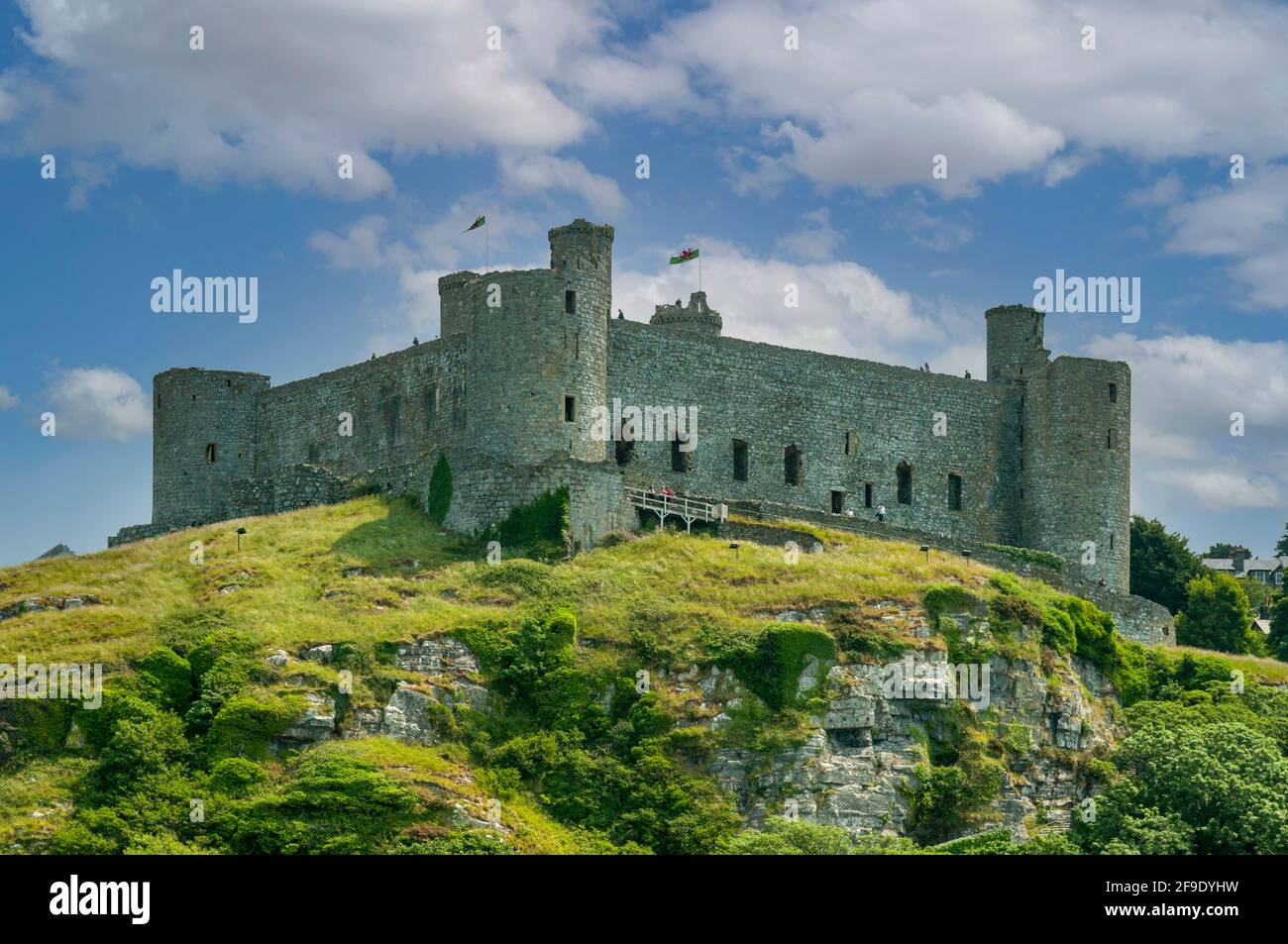 Harlech Castle, Harlech, Gwynedd, Wales Stock Photo - Alamy