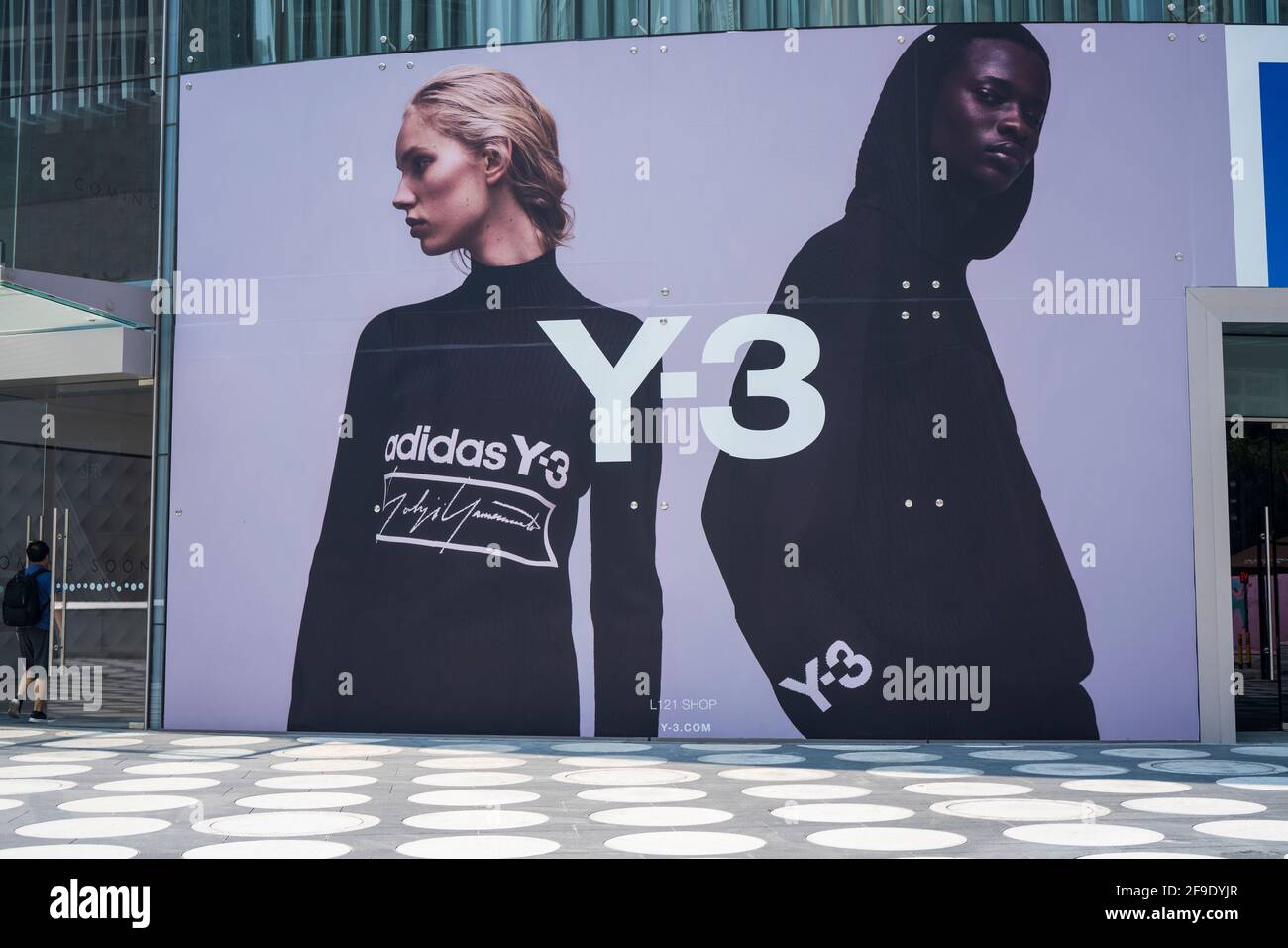 Tilskynde Unravel Thanksgiving Shenzhen, China. October, 2019. Y-3 is coming soon at ONE AVENUE, is a  collaboration label between adidas and Yohji Yamamoto; a Japanese designer  know Stock Photo - Alamy