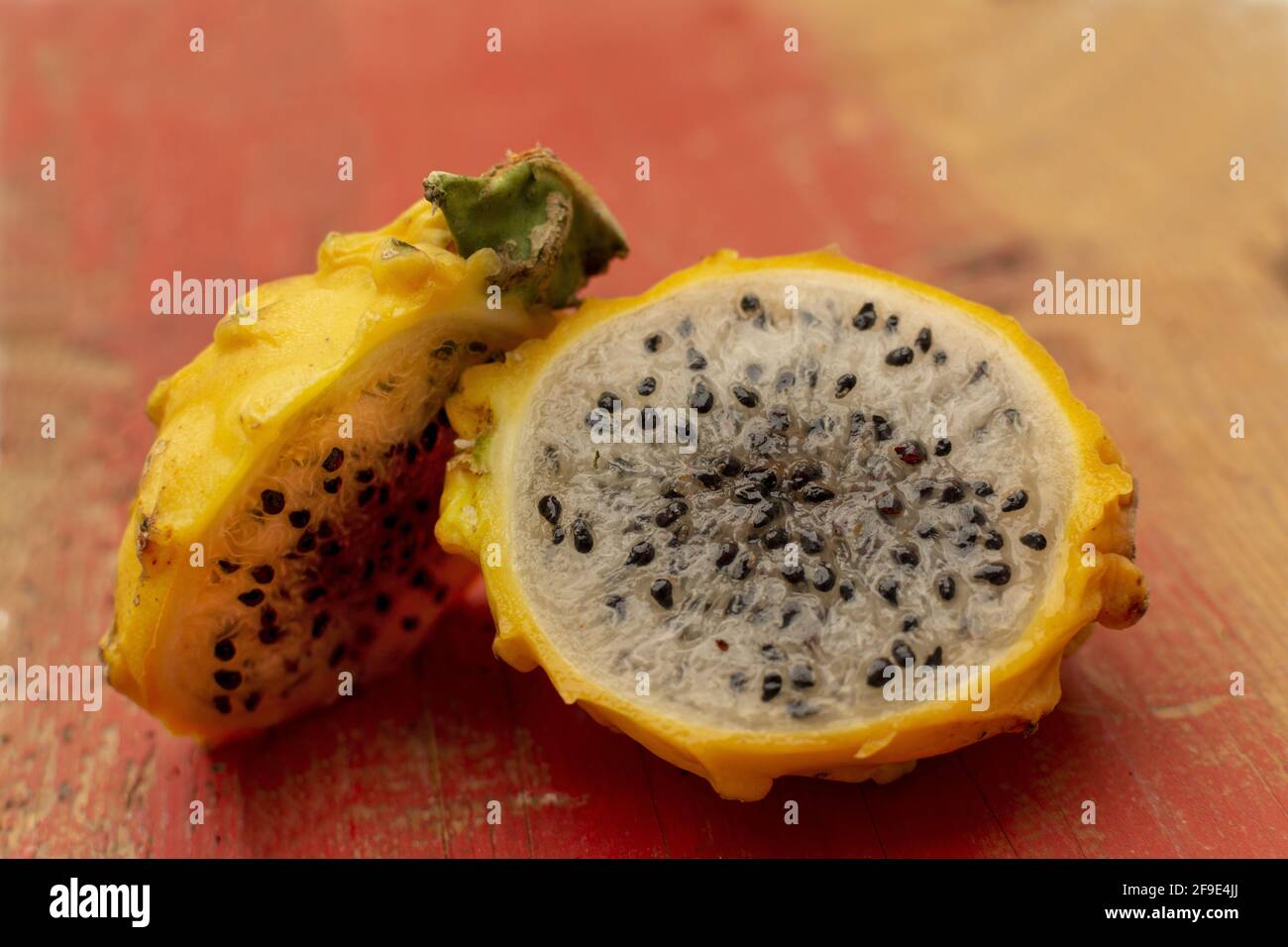 Fresh yellow pitaya on hi-res stock photography and images - Alamy