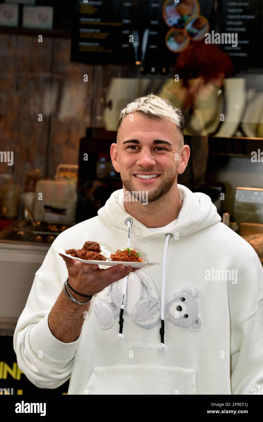 Frechen, Germany. 16th Apr, 2021. Reality Star Serkan Yavuz Is Coming