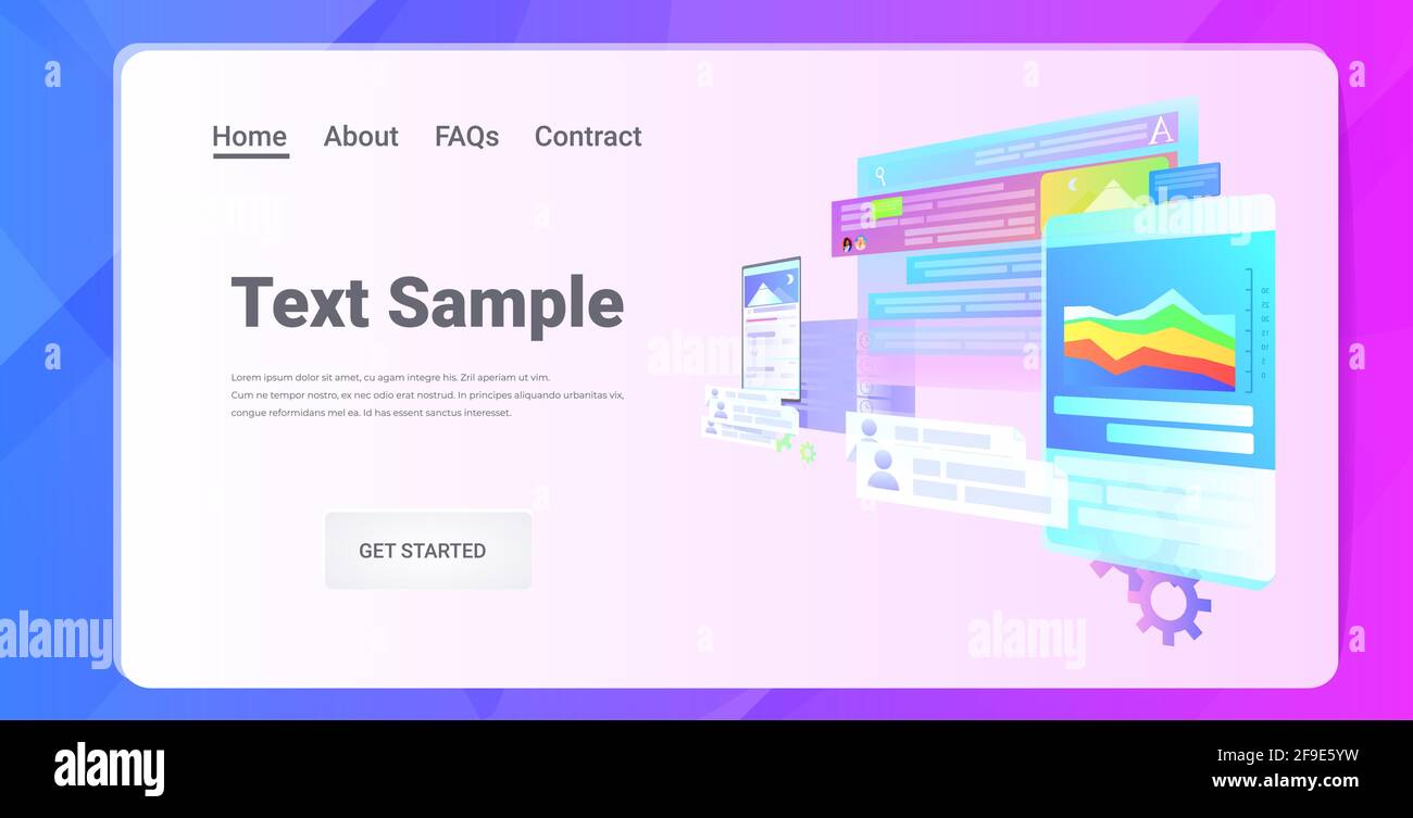 Website wireless Stock Vector Images - Alamy