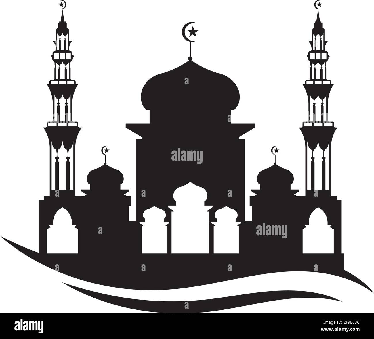 Mosque Icon Vector Illustration Design Template Stock Vector Image And Art Alamy 1112