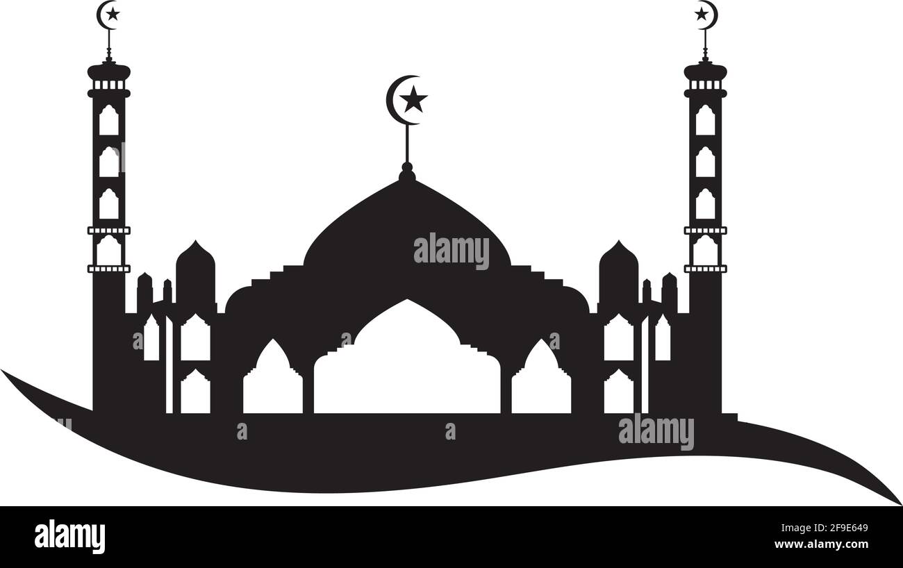 Mosque icon vector Illustration design template Stock Vector