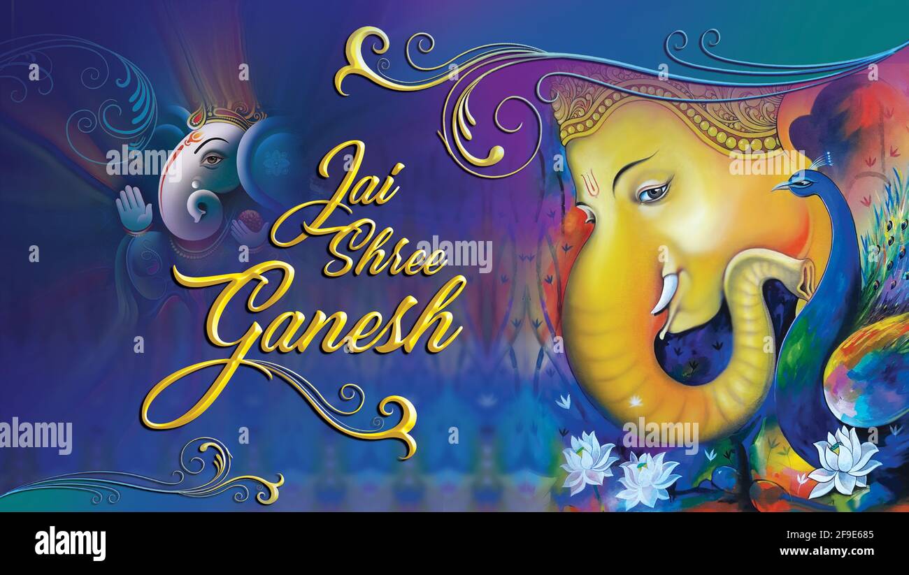 High-Resolution Indian Gods Lord Ganesha Digital Painting Stock Photo - Alamy High-Resolution Indian Gods Lord Ganesha Digital Painting Stock Photo - Alamy
