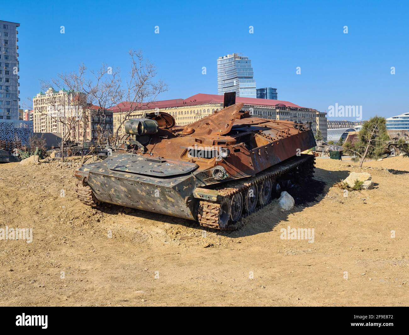 Shturm-S is a rank VI Soviet tank destroyer - Baku, Azerbaijan, 04-16-2021 Stock Photo