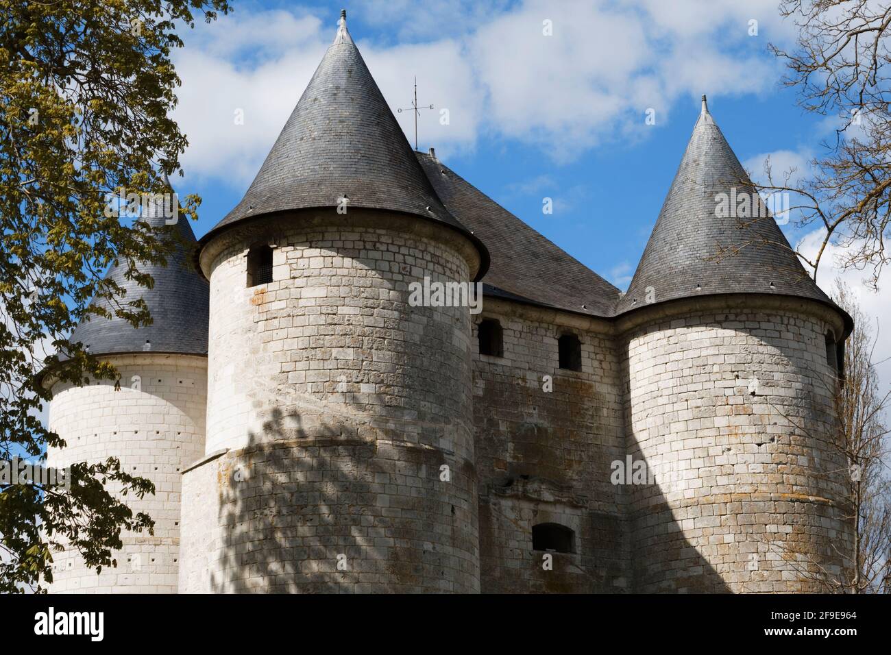 Château des Tourelles at Vernon, Eure, France Stock Photo
