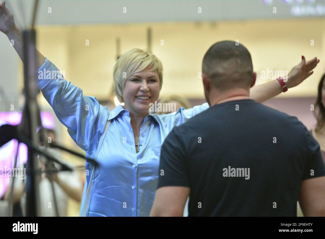 Kostya Tszyu presented his new school of fitness boxing at the 5