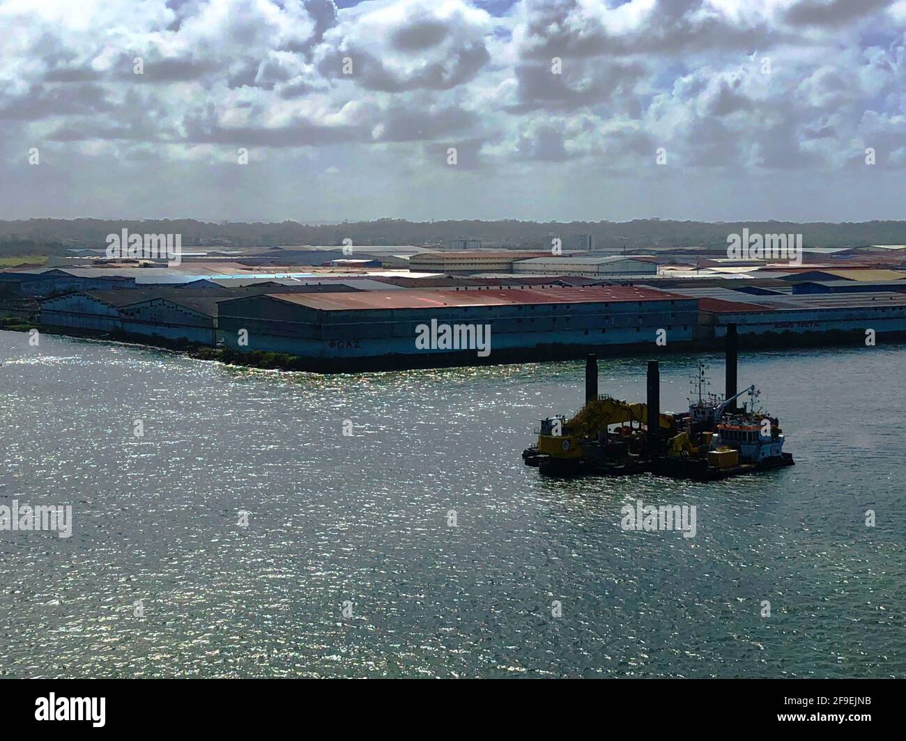 Port of Colon, Panama Stock Photo