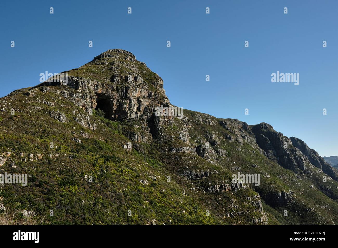 Elephants Eye hiking trail in the SANParks silvermine nature reserve, Cape Town, South Africa Stock Photo