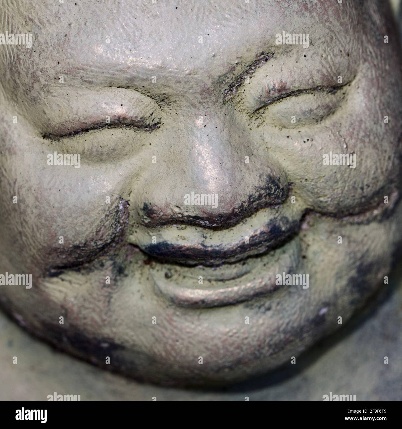 Laughing Buddha Garden Statue Stock Photo Alamy
