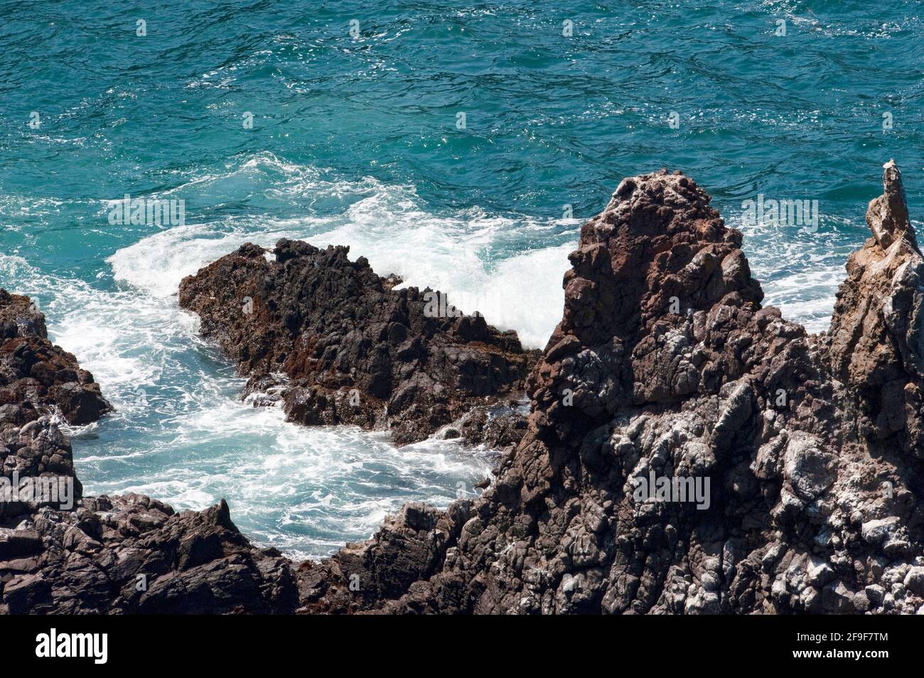 Ocean, Anacapa, Channel Islands, California, America, Usa Stock Photo