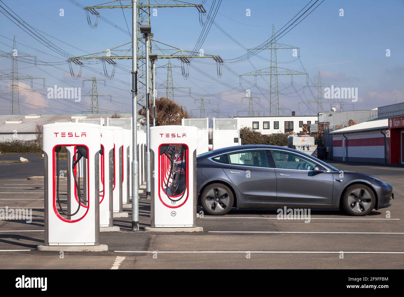 Tesla Supercharger V2 & V3 - A1 Erftstadt : charging station in Erftstadt,  Germany