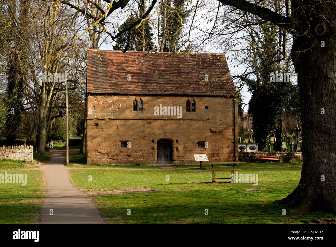 The barn of the Abbey, Abbey Fields, Kenilworth, Warwickshire, England