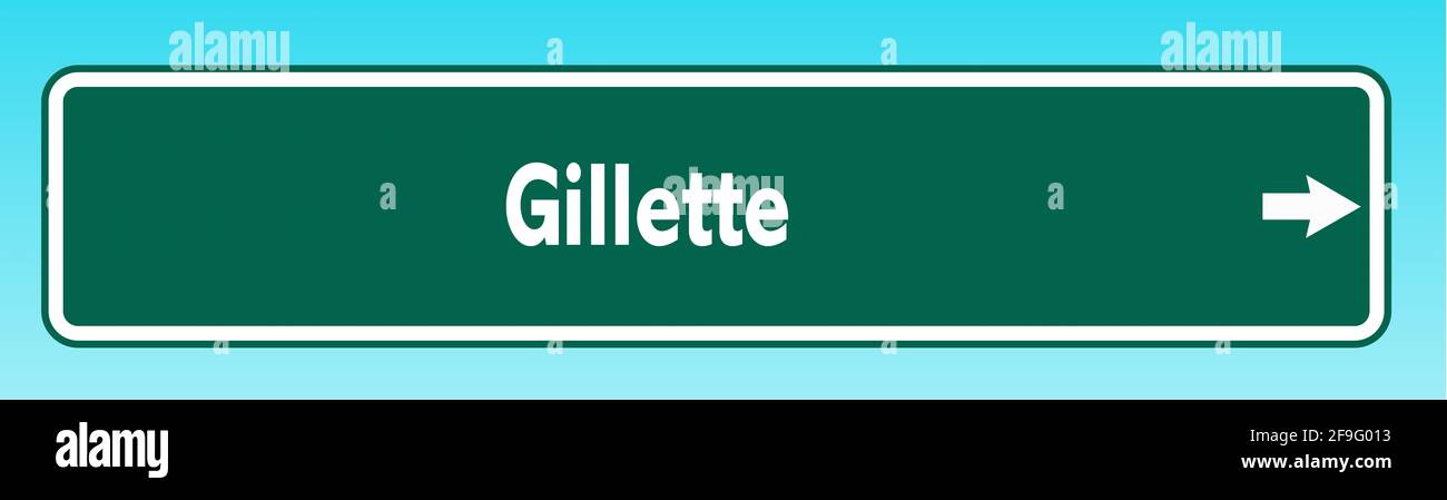 Gillette logo hi-res stock photography and images - Alamy