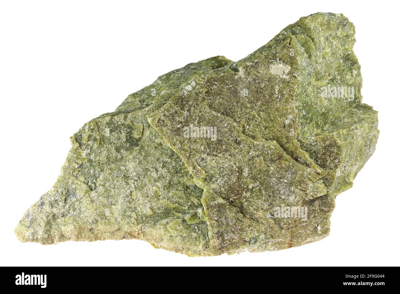 Lizardite lizardite from Norway isolated on white background Stock Photo - Alamy
