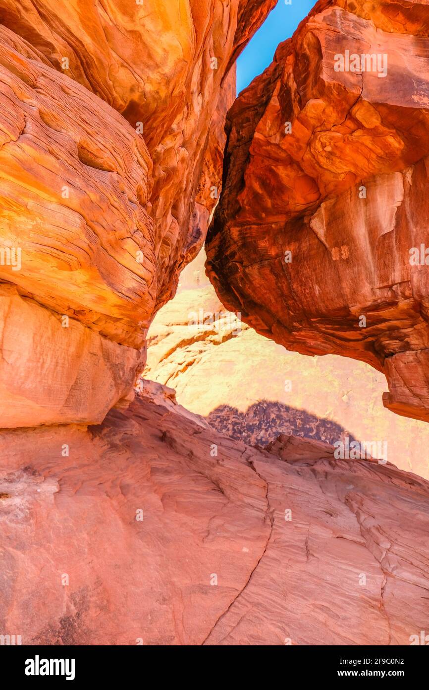 Erosion and weathering slit on rock hi-res stock photography and images ...