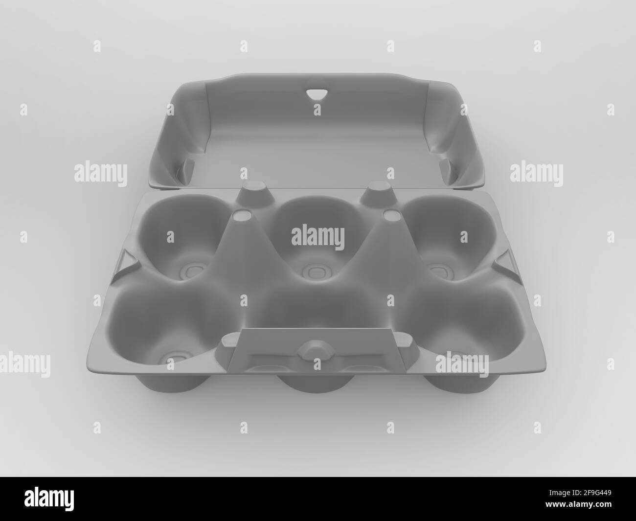 Illustration of Egg Carton Packaging Stock Photo