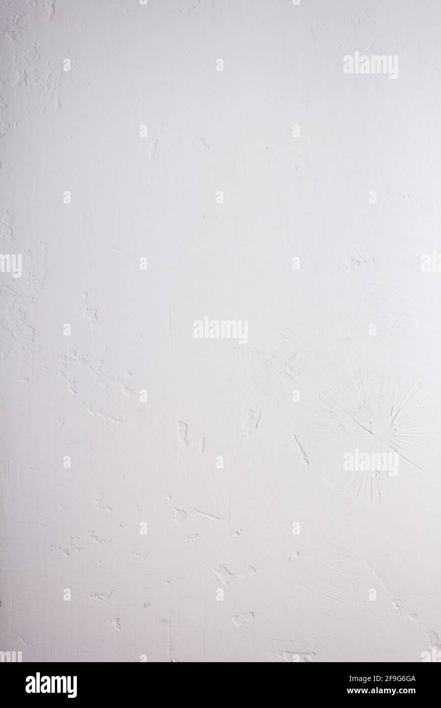 white wooden or putty background, wall or floor surface texture Stock Photo