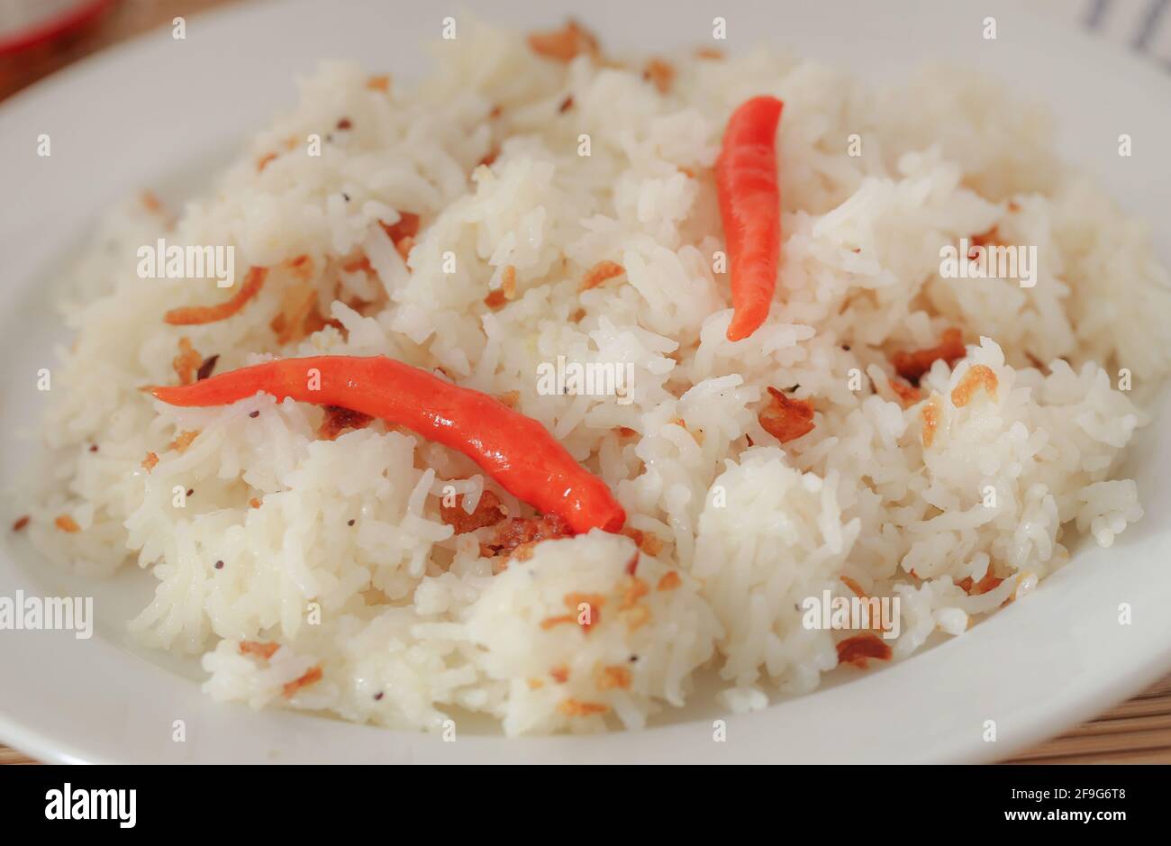 Polao or pilaf is specially cooked rice very popular in Indian subcontinent Stock Photo