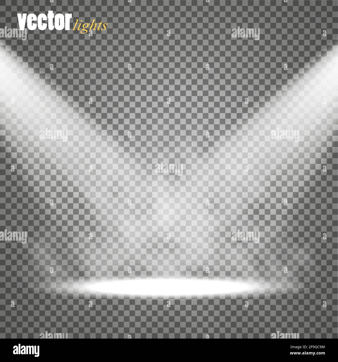 Vector Spotlights. Scene. Light Effects. Glow light effect Stock Vector ...
