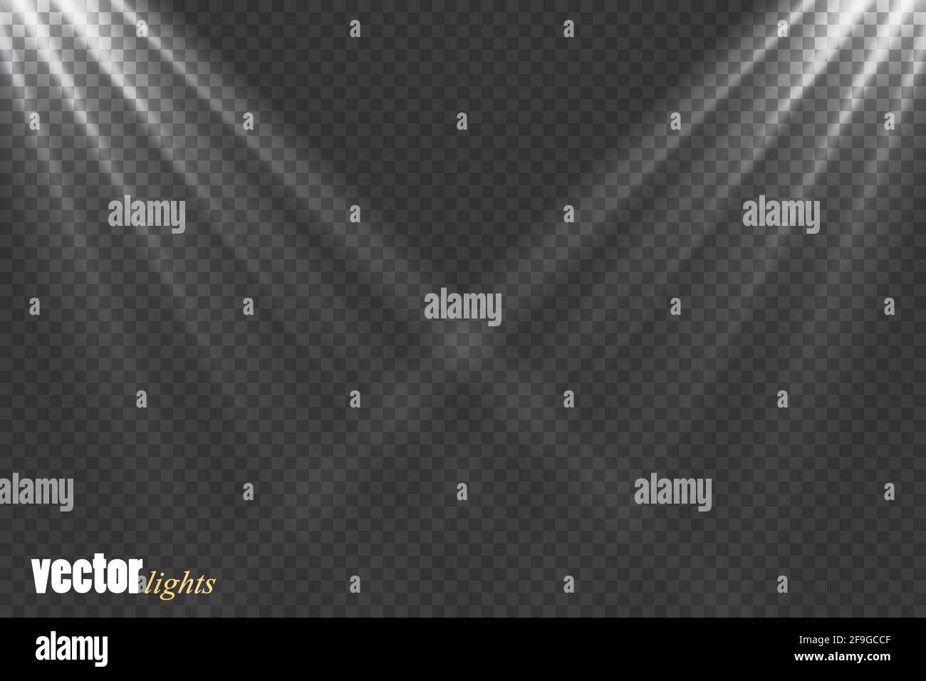 Vector Spotlights. Scene. Light Effects. Glow light effect Stock Vector ...