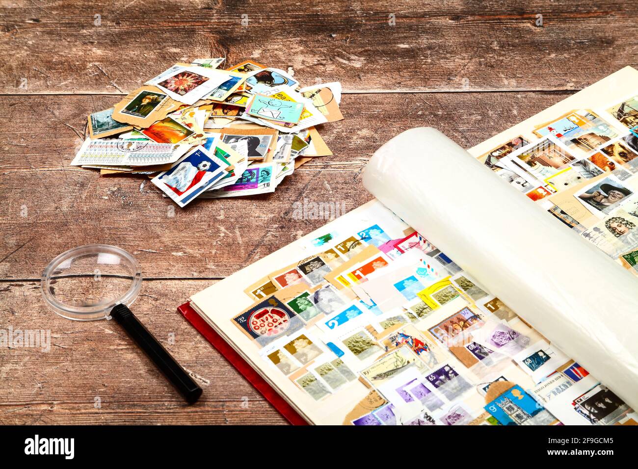 Stamp collection album hi-res stock photography and images - Alamy