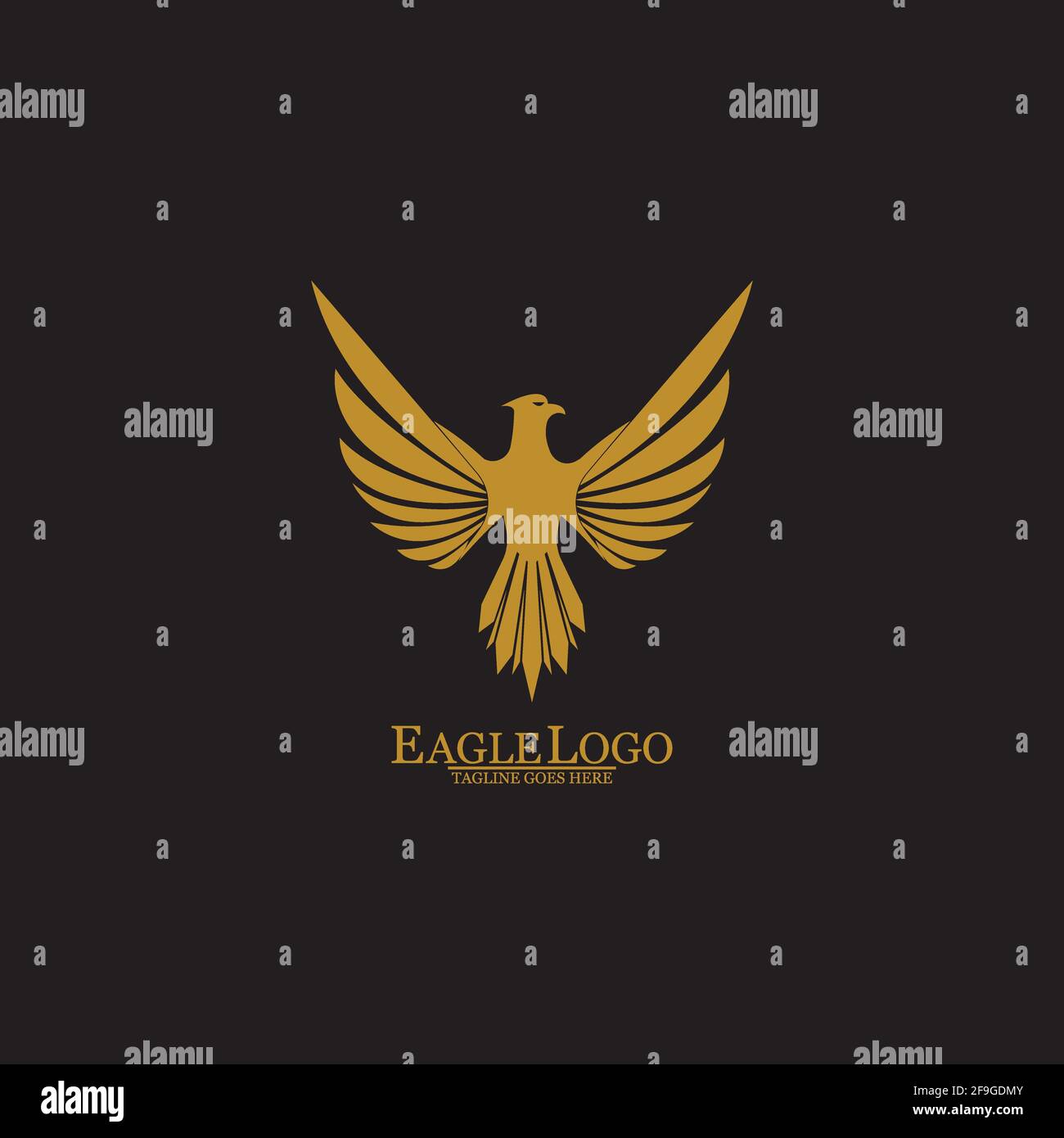 Golden Eagle With Black Background Vector Illustration Stock Vector Image Art Alamy Golden Eagle With Black Background Vector Illustration Stock Vector Image Art Alamy
