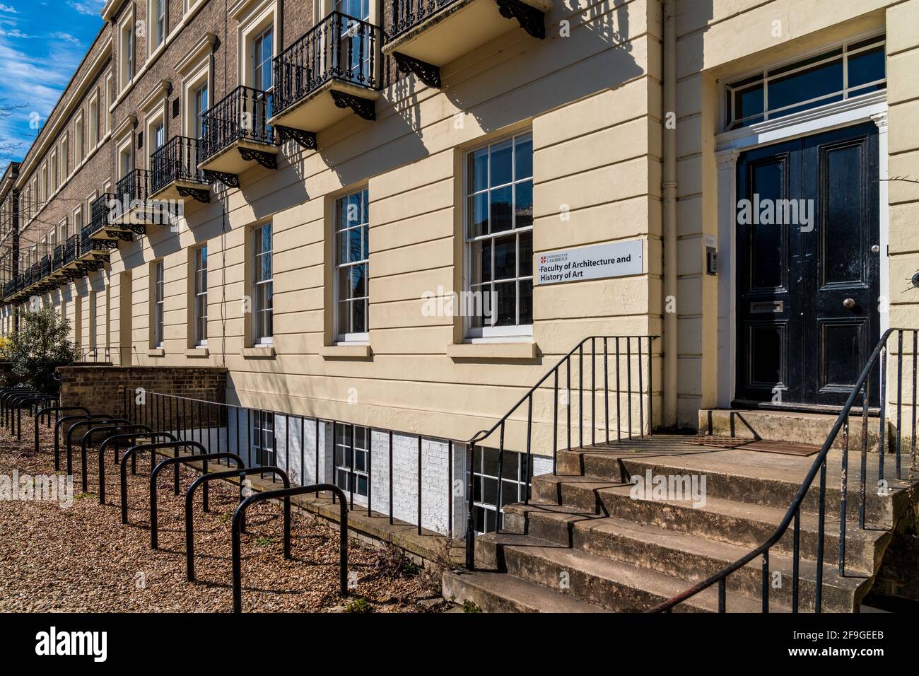 Cambridge University Faculty of Architecture and History of Art in Scroope Terrace in Central Cambridge Stock Photo