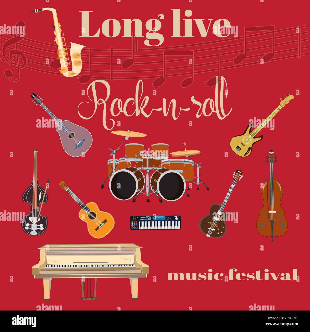 Rock and roll band Stock Vector Images Alamy