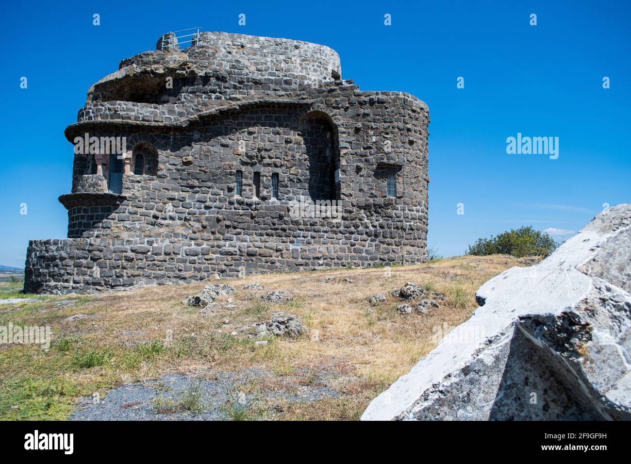Zebrnjak monument is was built in 1937, for the 25th anniversary of the Battle of Kumanovo which took place on 1912 during the First Balkan War. Stock Photo