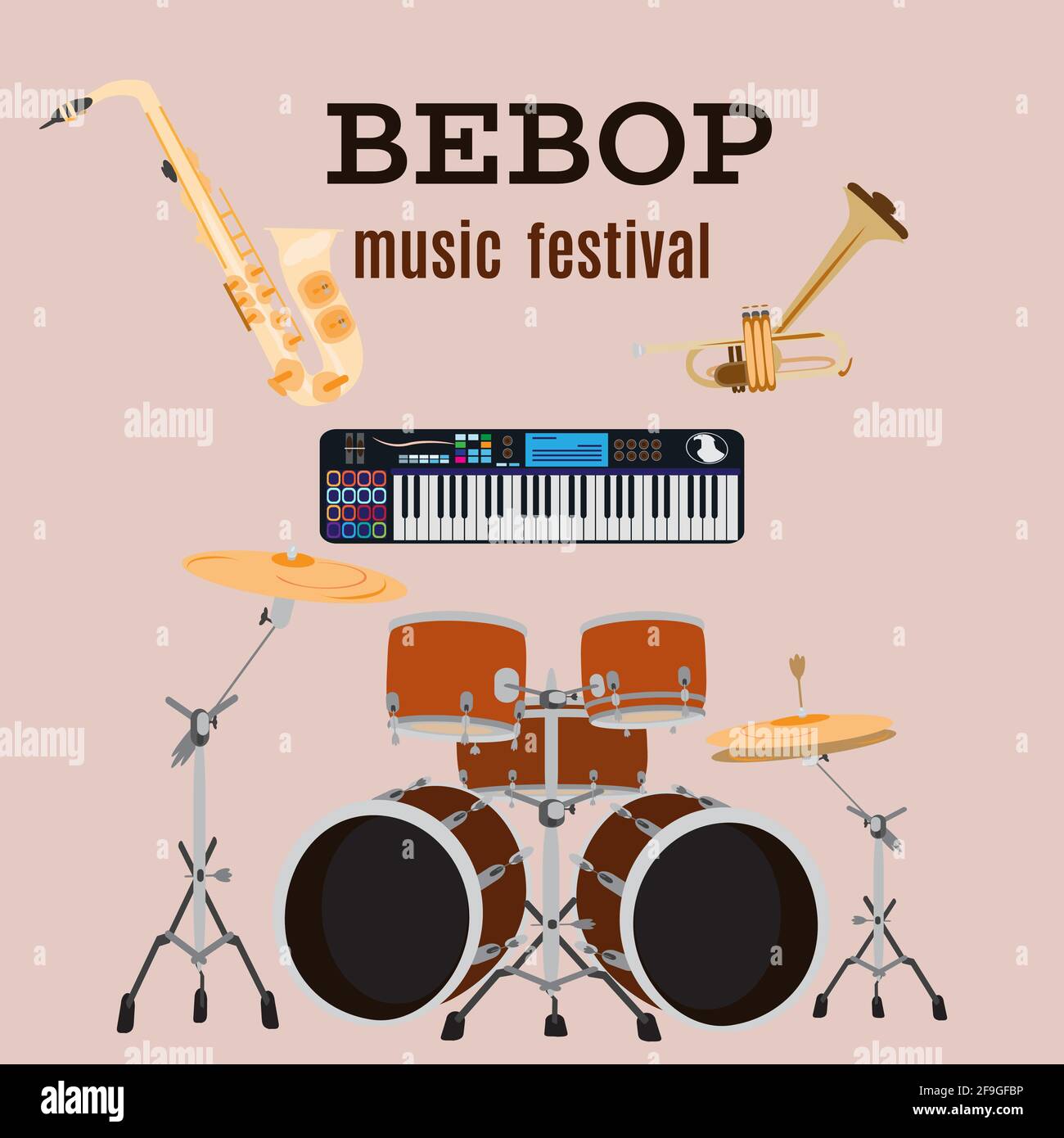 Bebop on sale jazz instruments