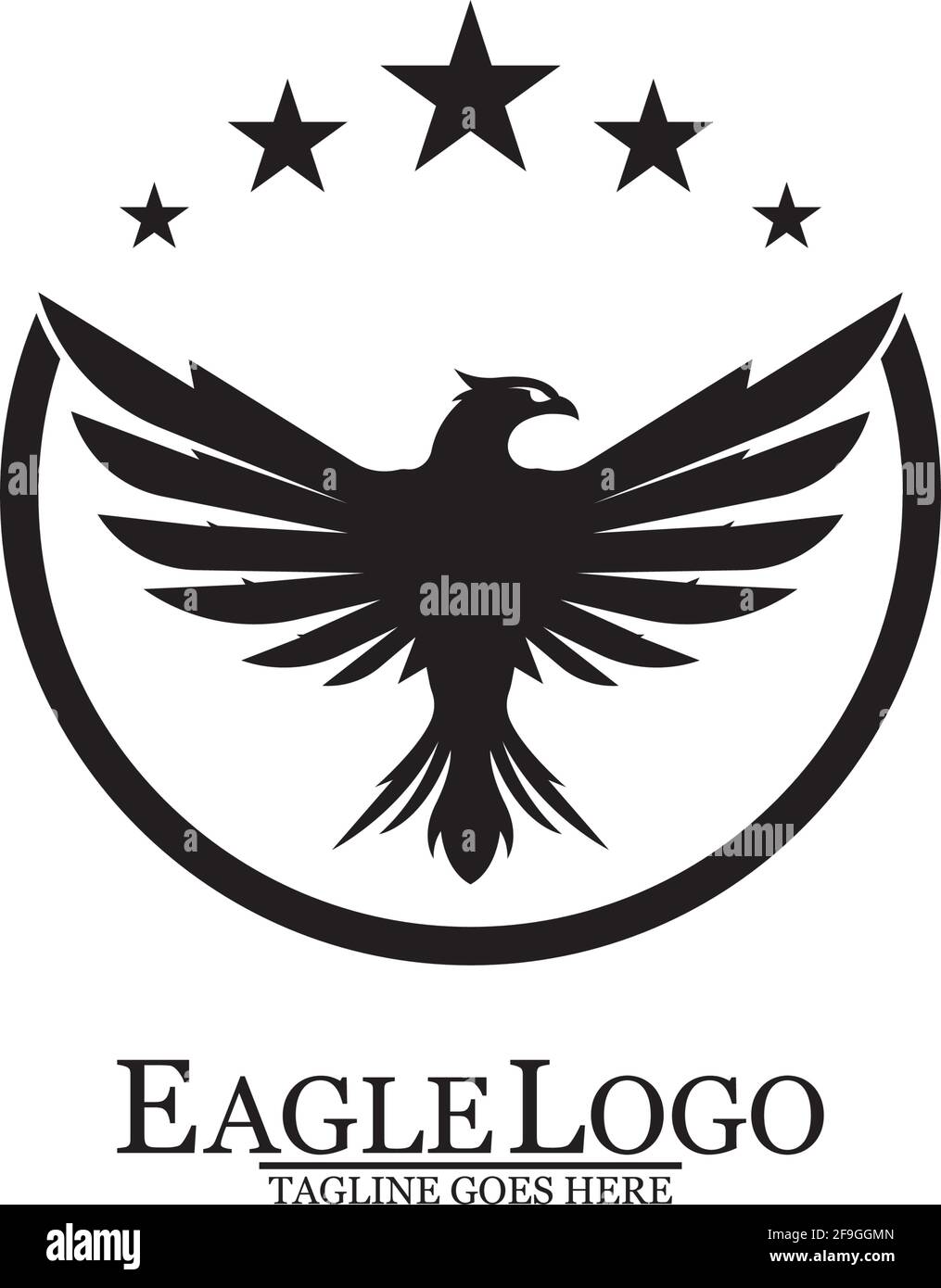 Eagle icon logo design vector template Stock Vector Image & Art - Alamy