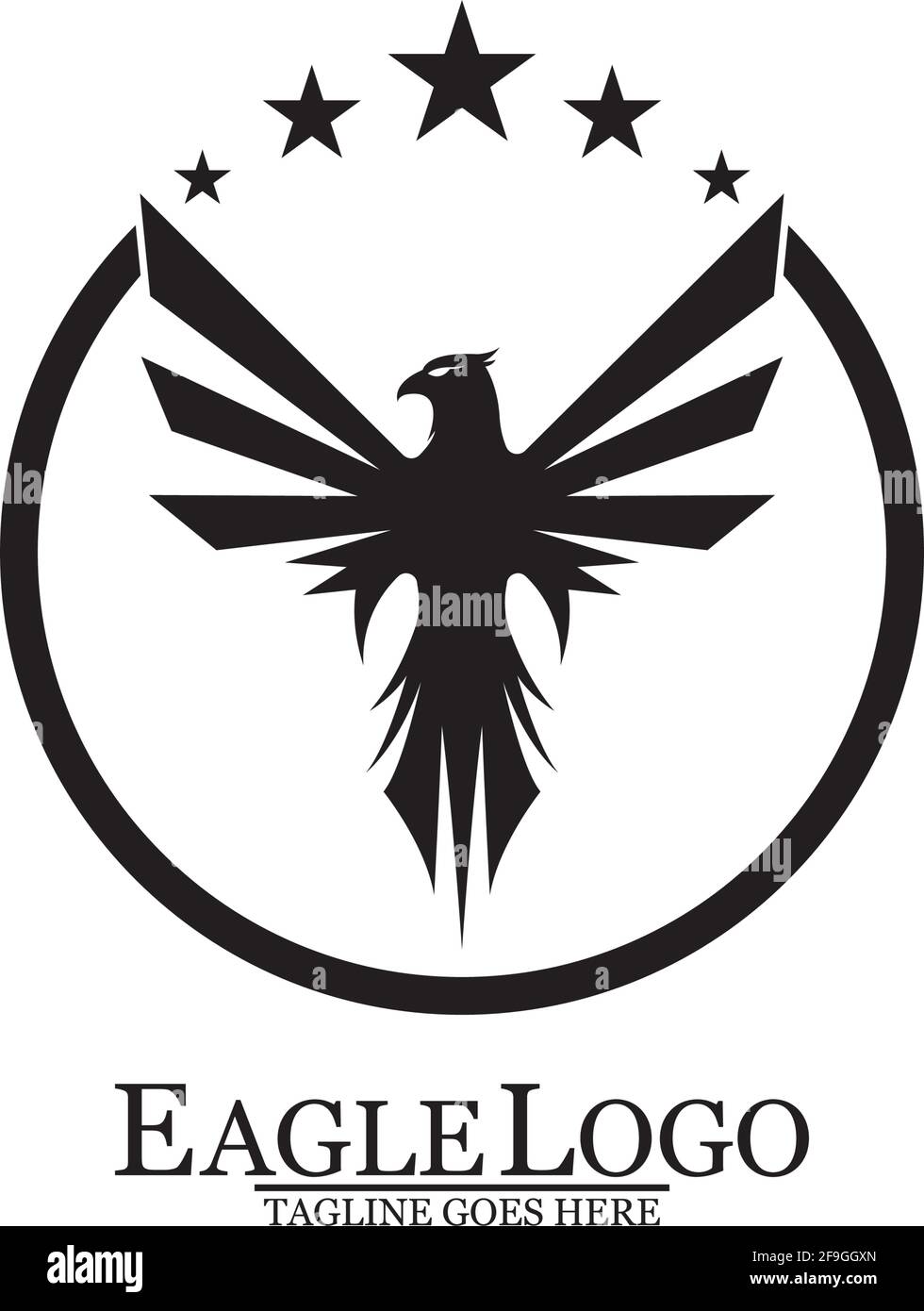 Eagle icon logo design vector template Stock Vector Image & Art - Alamy