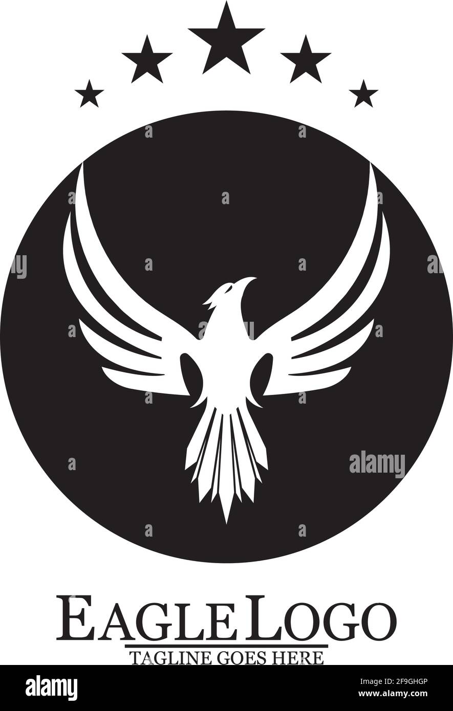 Eagle icon logo design vector template Stock Vector Image & Art - Alamy