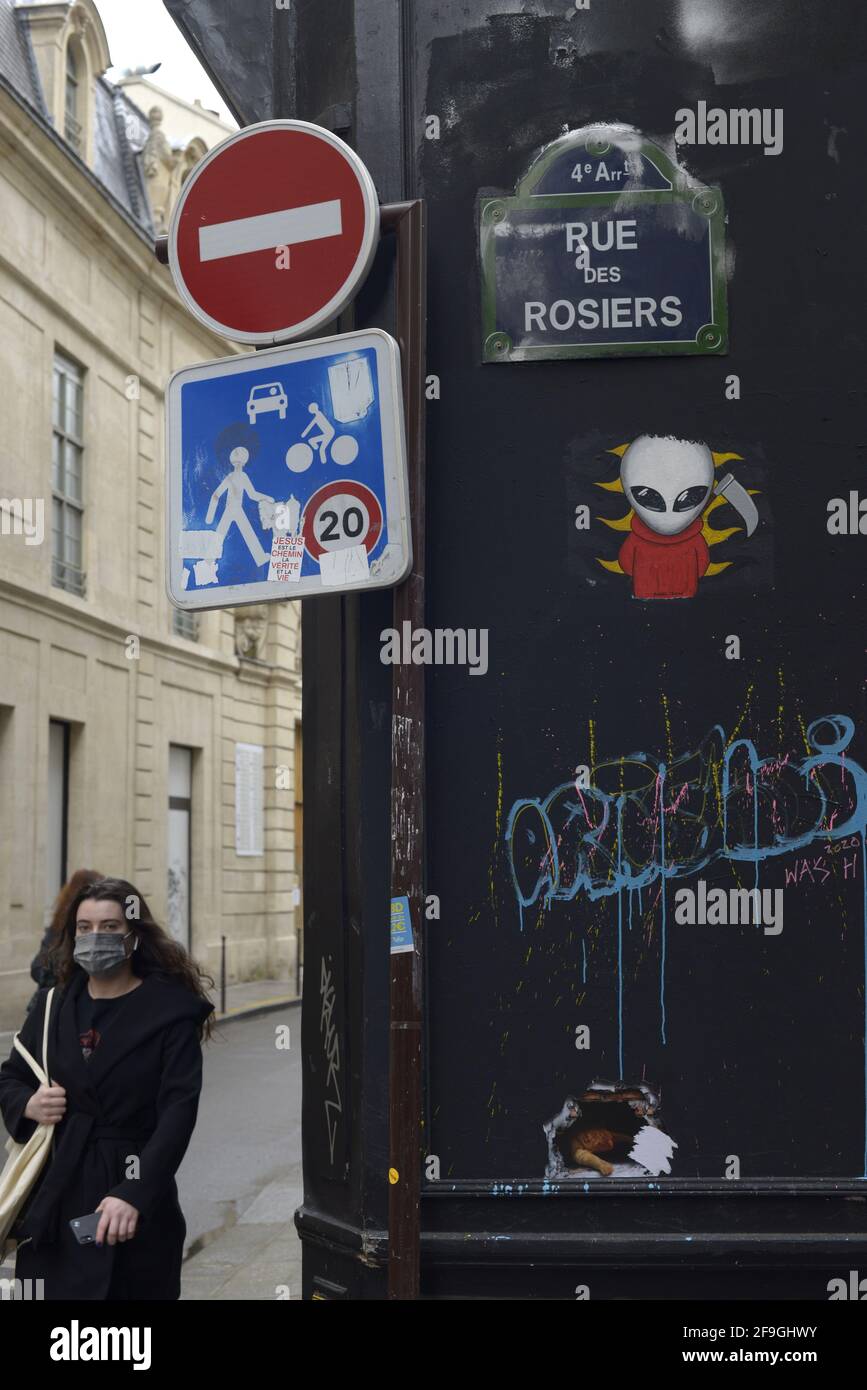 Lockdown in Paris Stock Photo Alamy